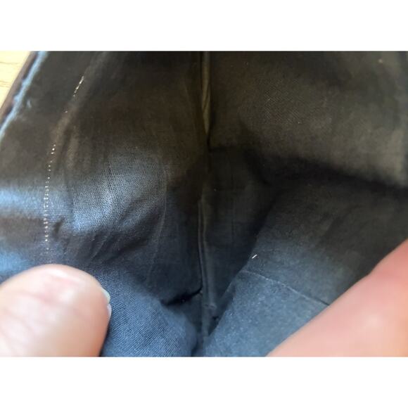 Hand Tooled Leather Wallet Elephants African Clutch Boho Eco Red Brown Handmade - Picture 9 of 9